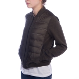 Nike Tech Fleece Aeroloft Bomber Jacket Women's Clothing M87s4334 (Cargo Khaki)